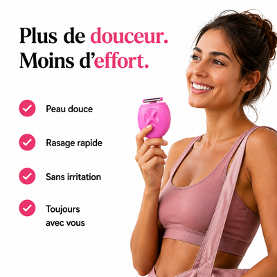 Rasoir 3-en-1 Femme | Rasoir de Voyage avec Vaporisateur - Raisola